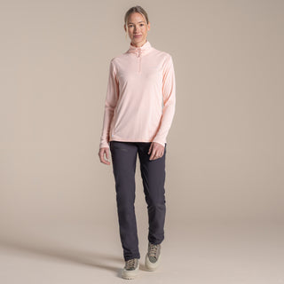 Women's NosiLife SolarShield+ Half Zip Top | Sherbert