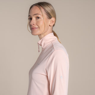Women's NosiLife SolarShield+ Half Zip Top | Sherbert