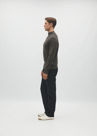 Daxton Sweater  Knit | Oak Green Marl