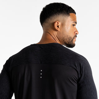 Men's Power Up T-Shirt | Black Marl