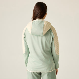 Women's Air Lite Hybrid Jacket | Almond Milk Glacier Green