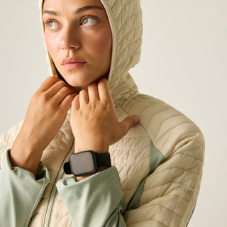 Women's Air Lite Hybrid Jacket | Almond Milk Glacier Green