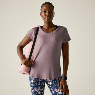 Women's Vigilant Active T-Shirt | Dusty Orchid