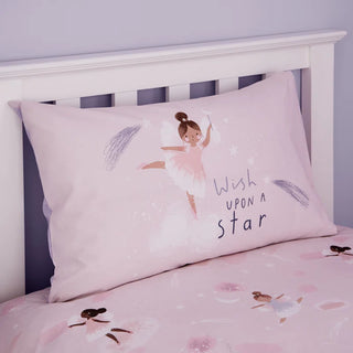 Catherine Lansfield Dancing Fairires Duvet Cover Pink