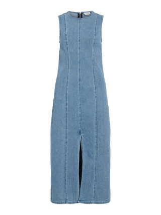 Winona Sleeveless Denim Dress | Light Blue Denim