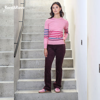 Edelle Bootcut Cord Jean | Plum