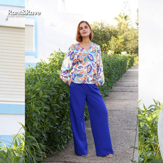 Ellora Top | Cobalt
