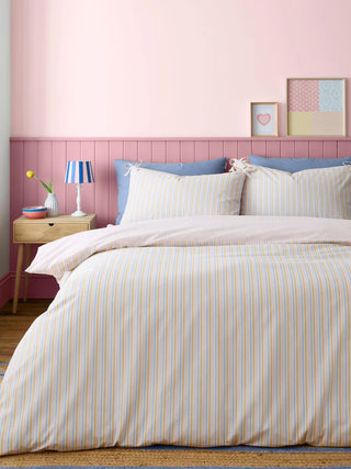 Brighton Stipe Duvet Cover Set | Pastel