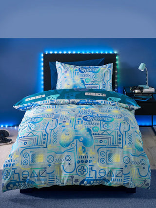 Gamer Duvet Cover Set | Grey