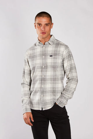Fidel Shirt | Grey & White Check
