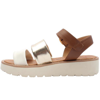 Fleur Sandal | Tan Gold