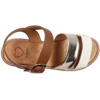 Fleur Sandal | Tan Gold