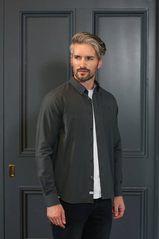 Fritz Shirt | Pewter Green