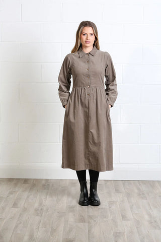 Hazel Shirt Dress | Biscuit