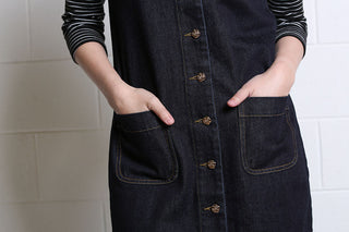 Helena Denim Dress | Dark Indigo