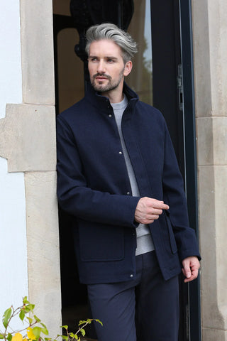 Huxley Coat | Navy