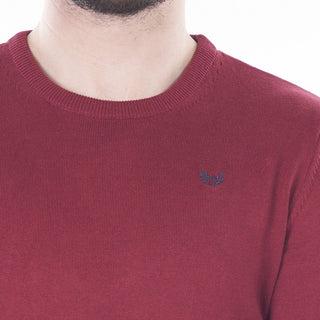 Hannon Crew Knit | Burgundy