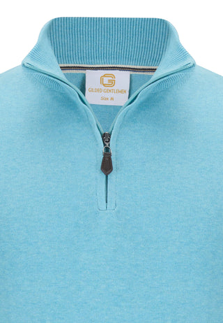 GG Harold 1/2 Zip | Aqua