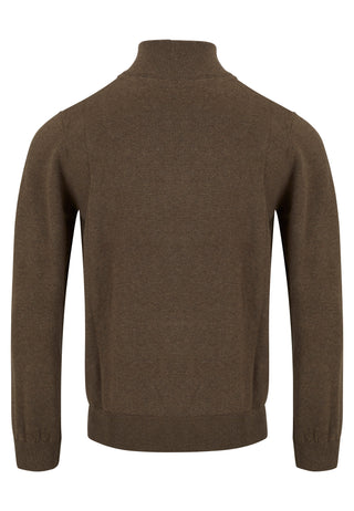 6th Sense Harry 1/4-zip Jumper Chestnut