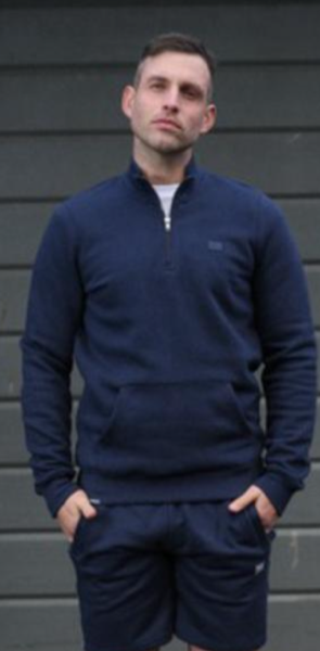 Kevin Half Zip Navy