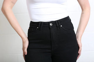 Jane Wide Leg Jean | Black