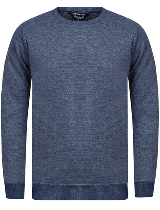 Barney Crew Neck Jumper Blue Melange