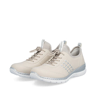 Nikita Slip on Bungee Lace Shoe | Silver