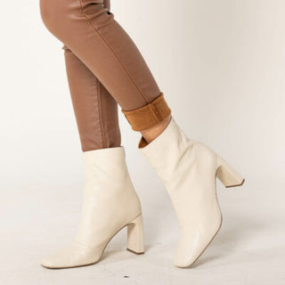 Nina Carter Olga Leather Look Pants Tan