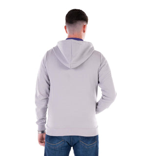Abraham Zip Hood | Silver Grey