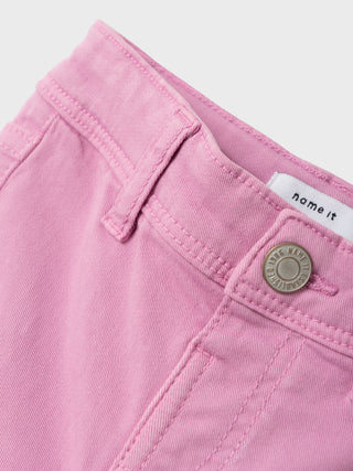 Polly Wide Leg Jean Fuchsia Pink