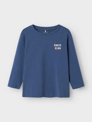 Motis Long Sleeve Tee Bijou Blue