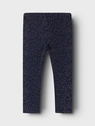 Davina Sweat Fleece Legging Dark Sapphire All Over Print Dot