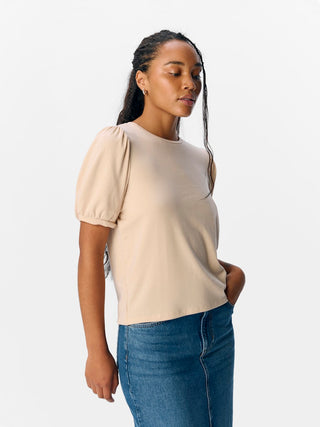 Jamie Short Sleeve Top | Sandshell