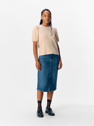 Jamie Short Sleeve Top | Sandshell