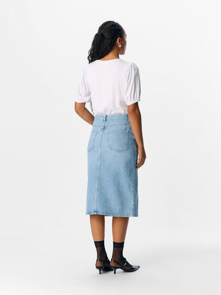 Jamie Short Sleeve Top | White