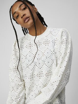 Feodora Top | Cloud Dancer