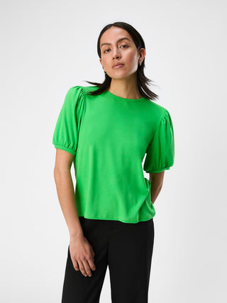 Jamie Short Sleeve Top | Vibrant Green