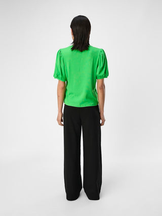 Jamie Short Sleeve Top | Vibrant Green