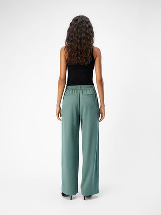 Lisa Wide Trousers | Forest Green