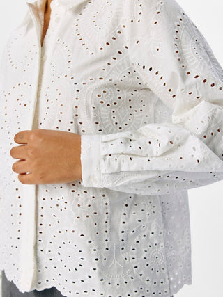 Bitten Long Sleeve Shirt | Cloud Dancer