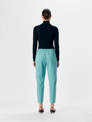 Lisa Slim Trousers | Dusty Turquoise