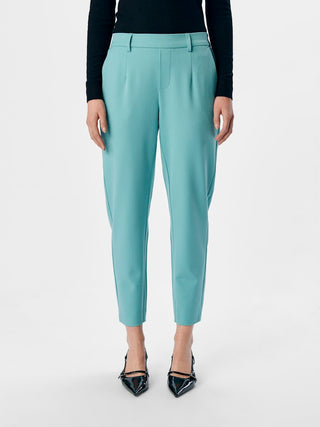 Lisa Slim Trousers | Dusty Turquoise