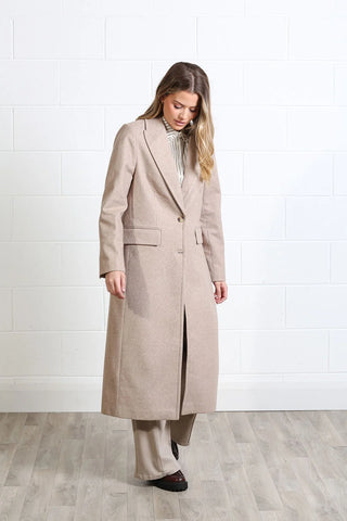 Olivia Coat  | Biscuit