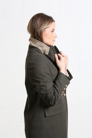 Olivia Coat  | Moss