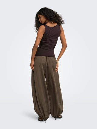 Lone Sleeveless 2 Way Top | Chocolate Torte