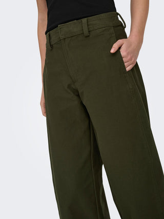 Clair Mid Waist Barrel Pants | Kambaba