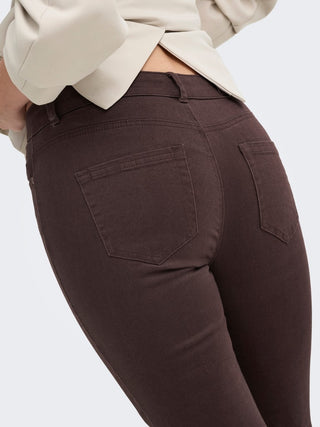 Blush Mid Flared Jean | Black Coffee