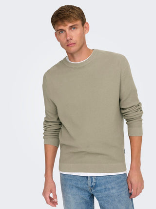 Tony Waffle Crew Neck | String