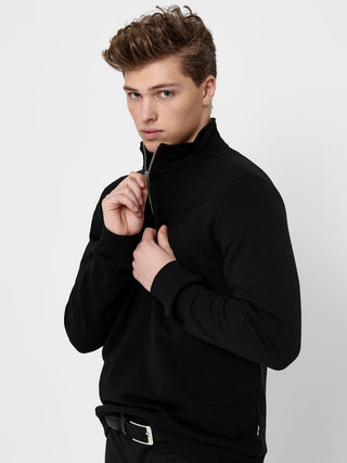 Ceres 1/2 Zip | Black
