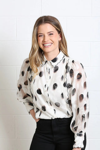 Posy Blouse  | White